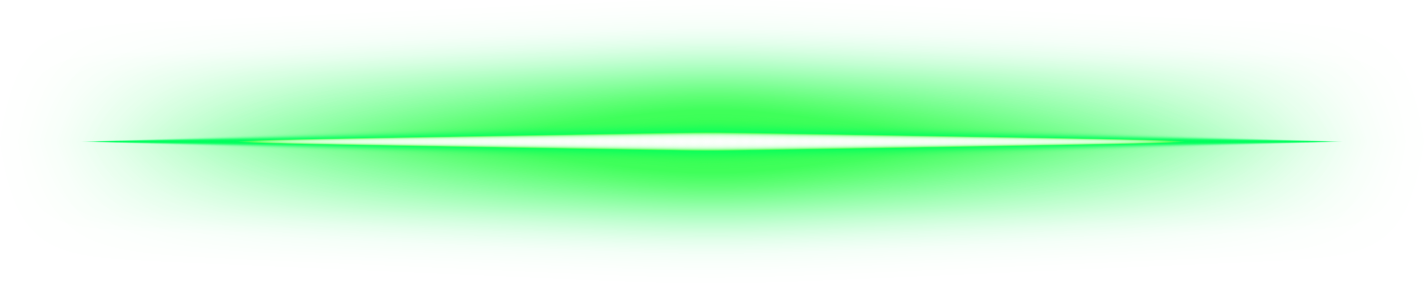 Glowing Green Neon Line